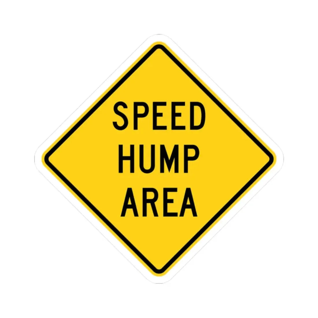 MUTCD-CA W85 (California) (Road Sign) STICKER Vinyl Kiss-Cut Decal 2 Inch White - The Sticker Space