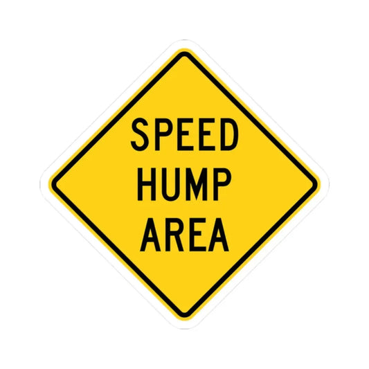 MUTCD-CA W85 (California) (Road Sign) STICKER Vinyl Kiss-Cut Decal 2 Inch White - The Sticker Space