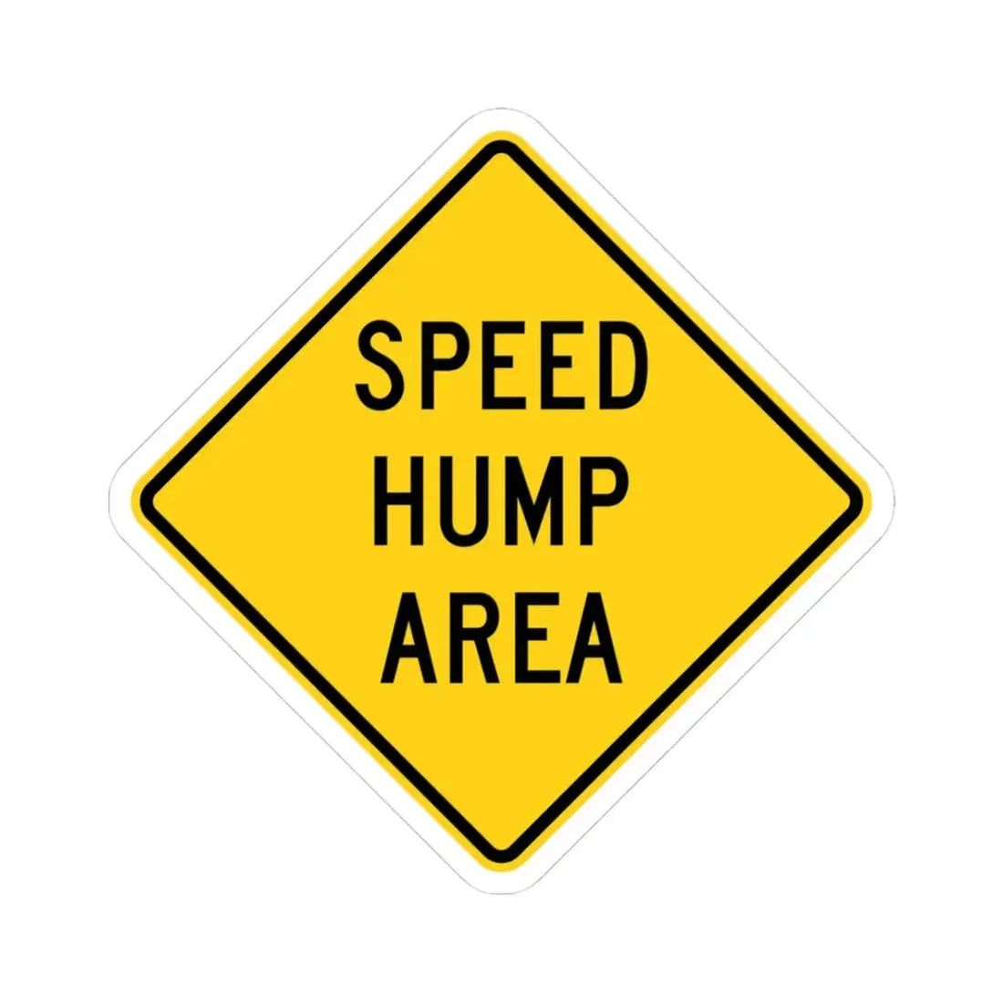 MUTCD-CA W85 (California) (Road Sign) STICKER Vinyl Kiss-Cut Decal 3 Inch White - The Sticker Space