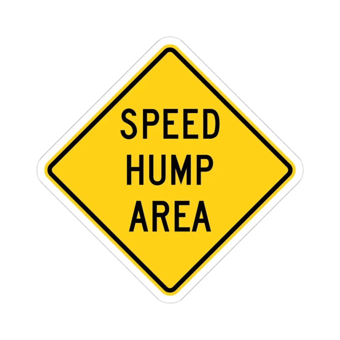 MUTCD-CA W85 (California) (Road Sign) STICKER Vinyl Kiss-Cut Decal 4 Inch White - The Sticker Space