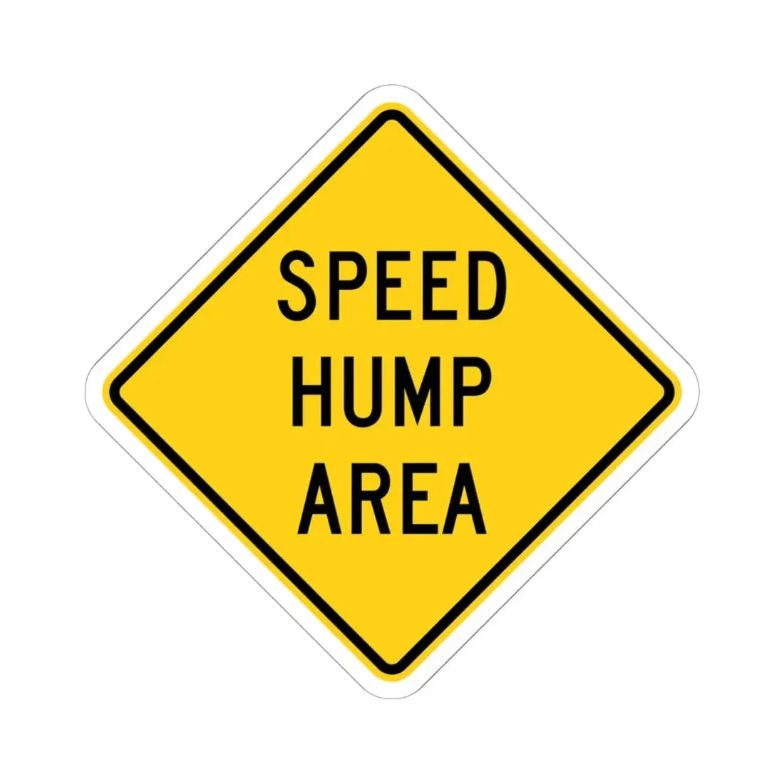 MUTCD-CA W85 (California) (Road Sign) STICKER Vinyl Kiss-Cut Decal 6 Inch White - The Sticker Space