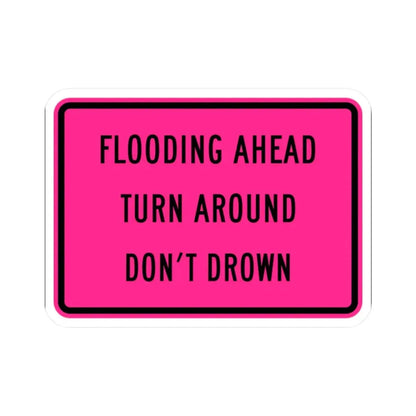 MUTCD-CA W86 (California) (Road Sign) STICKER Vinyl Kiss-Cut Decal 2 Inch White - The Sticker Space