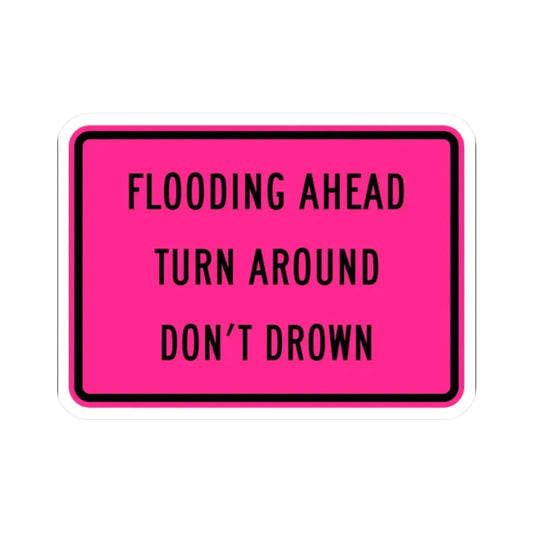 MUTCD-CA W86 (California) (Road Sign) STICKER Vinyl Kiss-Cut Decal 2 Inch White - The Sticker Space