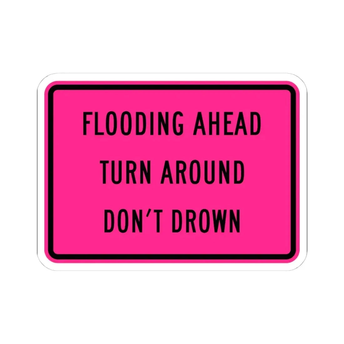 MUTCD-CA W86 (California) (Road Sign) STICKER Vinyl Kiss-Cut Decal 4 Inch White - The Sticker Space