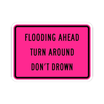 MUTCD-CA W86 (California) (Road Sign) STICKER Vinyl Kiss-Cut Decal 4 Inch White - The Sticker Space