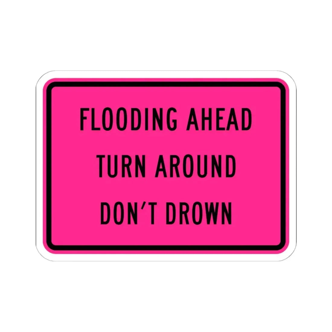 MUTCD-CA W86 (California) (Road Sign) STICKER Vinyl Kiss-Cut Decal 6 Inch White - The Sticker Space