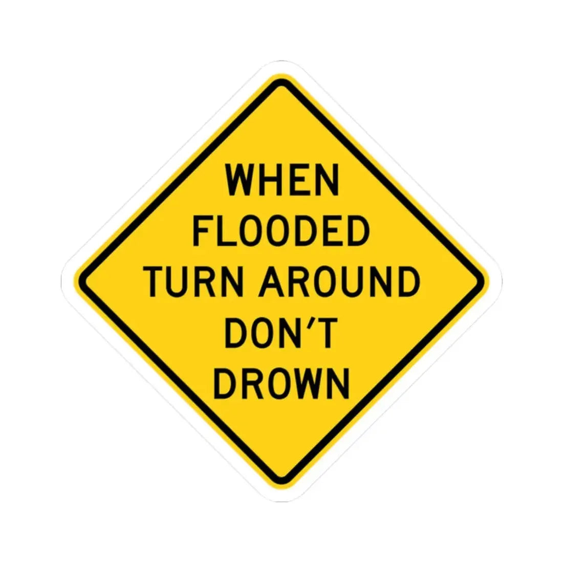 MUTCD-CA W87 (California) (Road Sign) STICKER Vinyl Kiss-Cut Decal 2 Inch White - The Sticker Space