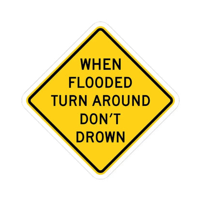 MUTCD-CA W87 (California) (Road Sign) STICKER Vinyl Kiss-Cut Decal 3 Inch White - The Sticker Space