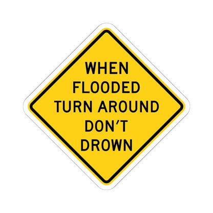 MUTCD-CA W87 (California) (Road Sign) STICKER Vinyl Kiss-Cut Decal 6 Inch White - The Sticker Space