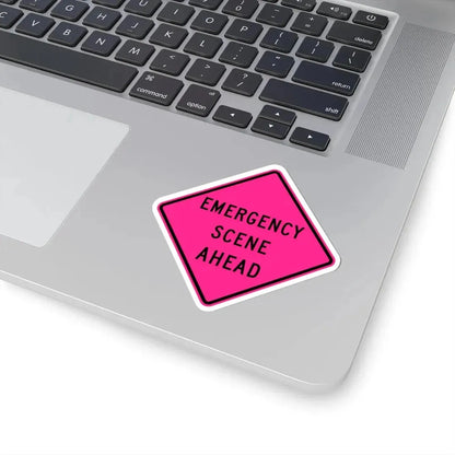 MUTCD-CA W90 (California) (Road Sign) STICKER Vinyl Kiss-Cut Decal - The Sticker Space