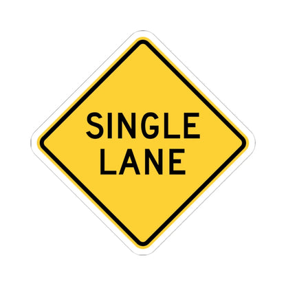 MUTCD-NY NYW3-14 (New York) (Road Sign) STICKER Vinyl Kiss-Cut Decal 4 Inch White - The Sticker Space