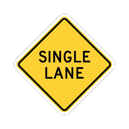 MUTCD-NY NYW3-14 (New York) (Road Sign) STICKER Vinyl Kiss-Cut Decal 6 Inch White - The Sticker Space