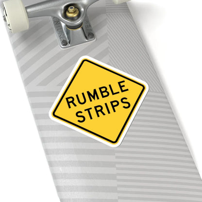 MUTCD-NY NYW4-17 (New York) (Road Sign) STICKER Vinyl Kiss-Cut Decal - The Sticker Space