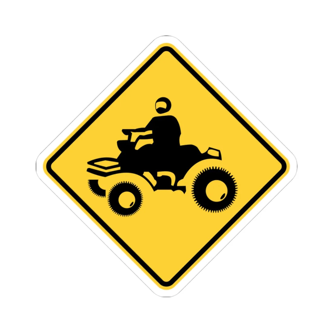 MUTCD-NY NYW5-19 (New York) (Road Sign) STICKER Vinyl Kiss-Cut Decal 3 Inch White - The Sticker Space