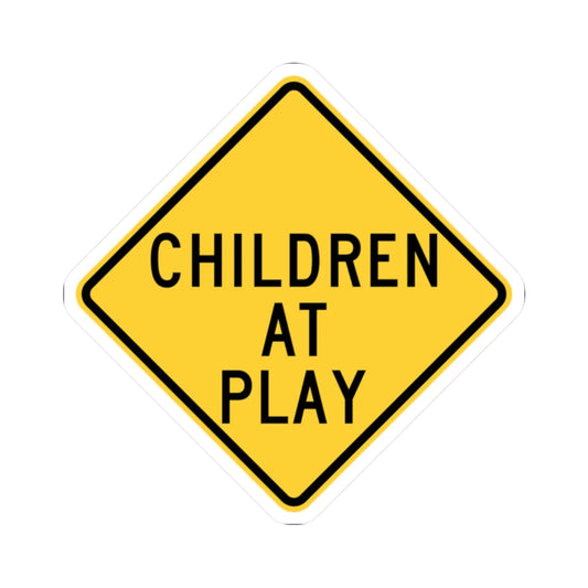 MUTCD-NY NYW7-4 (New York) (Road Sign) STICKER Vinyl Kiss-Cut Decal 2 Inch White - The Sticker Space