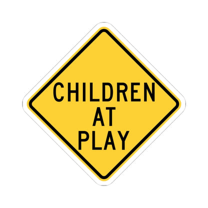 MUTCD-NY NYW7-4 (New York) (Road Sign) STICKER Vinyl Kiss-Cut Decal 4 Inch White - The Sticker Space