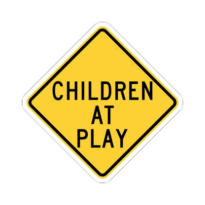 MUTCD-NY NYW7-4 (New York) (Road Sign) STICKER Vinyl Kiss-Cut Decal 6 Inch White - The Sticker Space