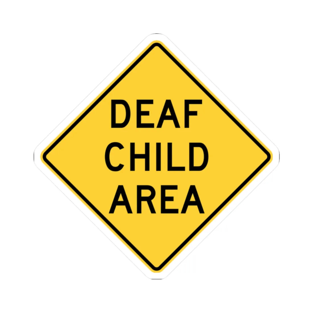 MUTCD-NY NYW7-6 (New York) (Road Sign) STICKER Vinyl Kiss-Cut Decal 2 Inch White - The Sticker Space