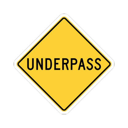 MUTCD-NY NYW7-9 (New York) (Road Sign) STICKER Vinyl Kiss-Cut Decal 3 Inch White - The Sticker Space