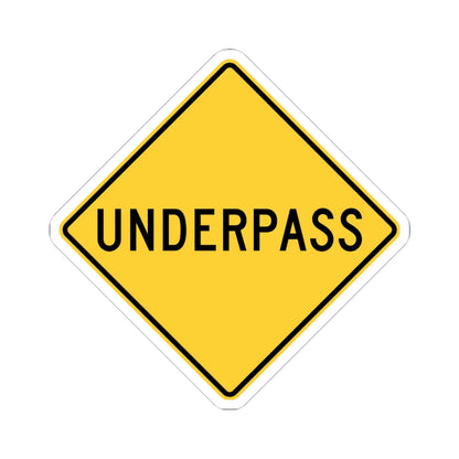 MUTCD-NY NYW7-9 (New York) (Road Sign) STICKER Vinyl Kiss-Cut Decal 4 Inch White - The Sticker Space