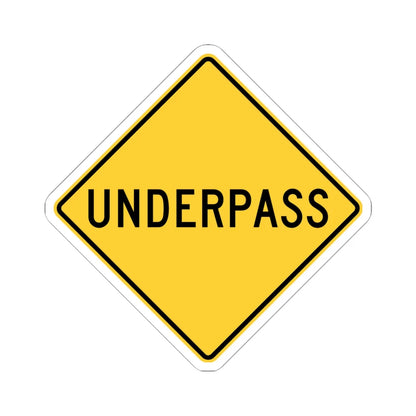 MUTCD-NY NYW7-9 (New York) (Road Sign) STICKER Vinyl Kiss-Cut Decal 6 Inch White - The Sticker Space