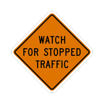 MUTCD-OH CW3-H4b (Ohio) (Road Sign) STICKER Vinyl Kiss-Cut Decal 4 Inch White - The Sticker Space