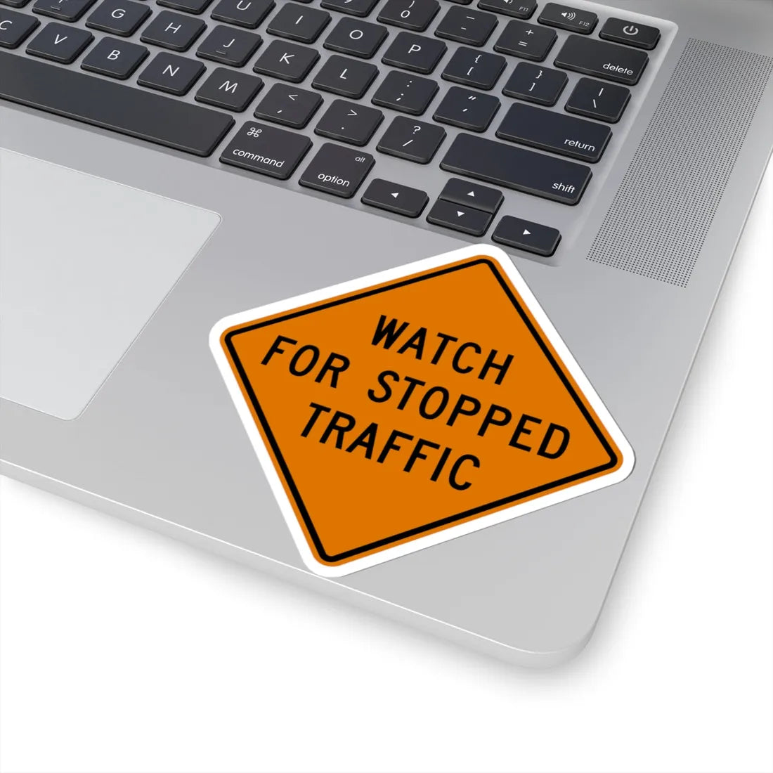 MUTCD-OH CW3-H4b (Ohio) (Road Sign) STICKER Vinyl Kiss-Cut Decal - The Sticker Space