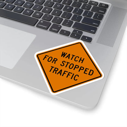 MUTCD-OH CW3-H4b (Ohio) (Road Sign) STICKER Vinyl Kiss-Cut Decal - The Sticker Space