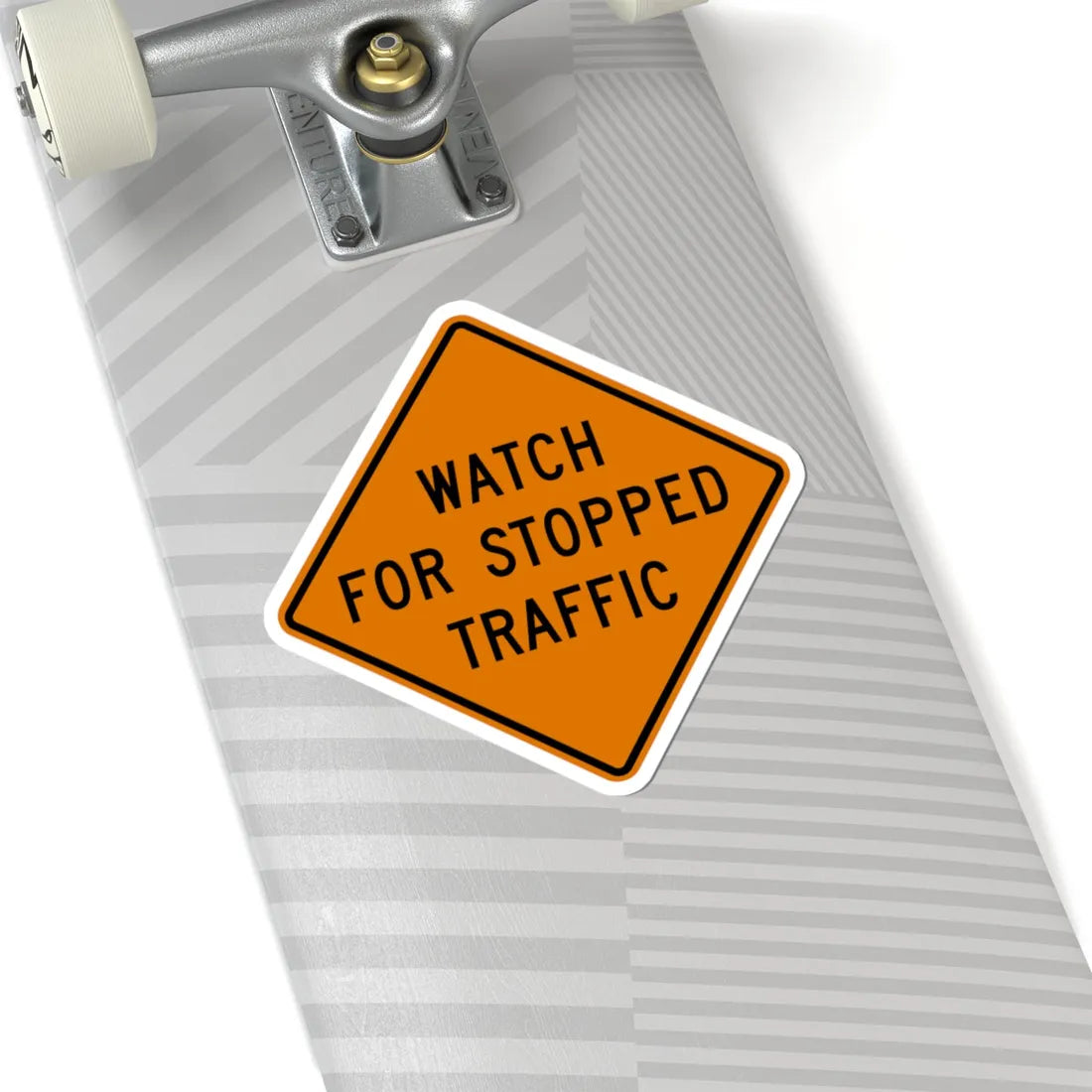 MUTCD-OH CW3-H4b (Ohio) (Road Sign) STICKER Vinyl Kiss-Cut Decal - The Sticker Space