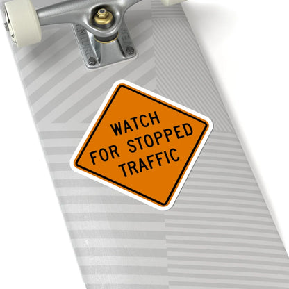 MUTCD-OH CW3-H4b (Ohio) (Road Sign) STICKER Vinyl Kiss-Cut Decal - The Sticker Space