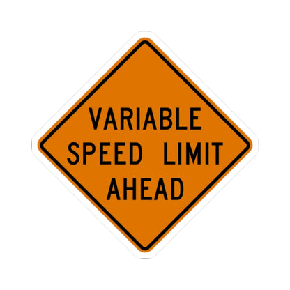 MUTCD-OH CW3-H5b (Ohio) (Road Sign) STICKER Vinyl Kiss-Cut Decal 2 Inch White - The Sticker Space