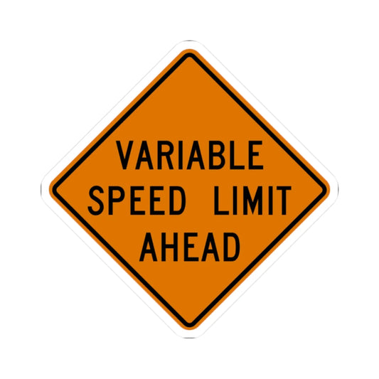 MUTCD-OH CW3-H5b (Ohio) (Road Sign) STICKER Vinyl Kiss-Cut Decal 2 Inch White - The Sticker Space