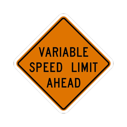 MUTCD-OH CW3-H5b (Ohio) (Road Sign) STICKER Vinyl Kiss-Cut Decal 3 Inch White - The Sticker Space