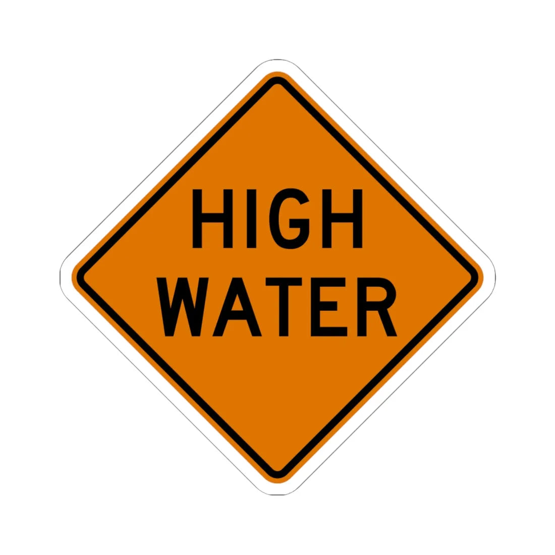 MUTCD-OH CW8-H18a (Ohio) (Road Sign) STICKER Vinyl Kiss-Cut Decal - The Sticker Space