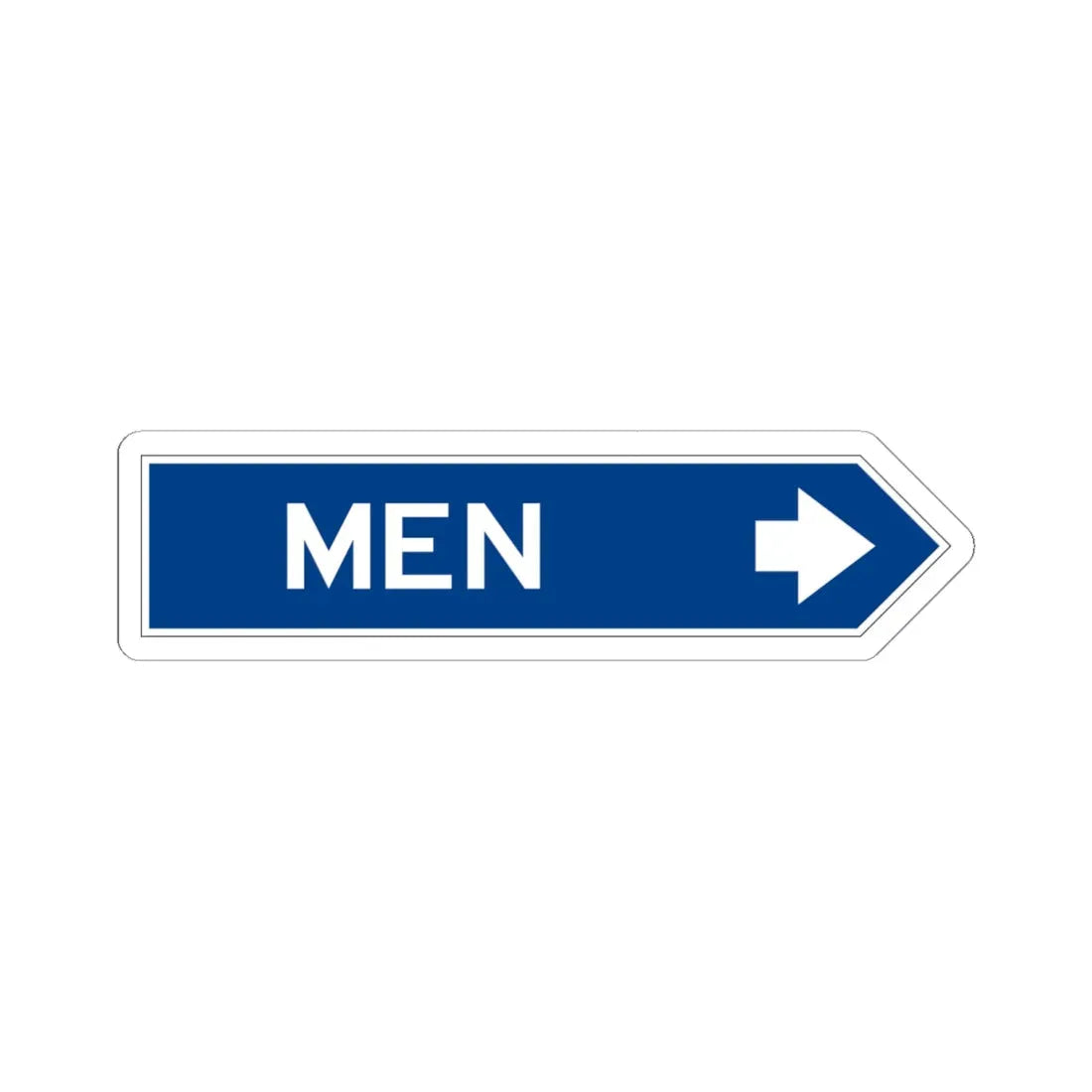 MUTCD-OH D5-H44R (Ohio) (Road Sign) STICKER Vinyl Kiss-Cut Decal 6 Inch White - The Sticker Space