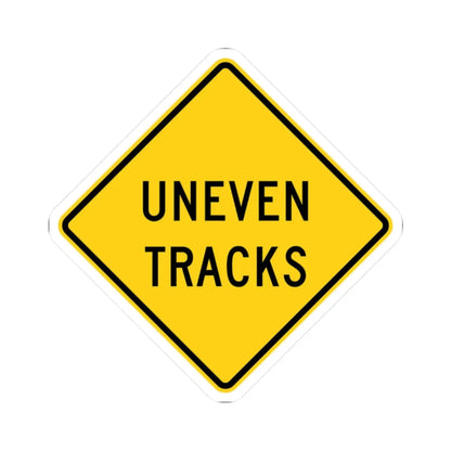 MUTCD-OH W10-H20 (Ohio) (Road Sign) STICKER Vinyl Kiss-Cut Decal 2 Inch White - The Sticker Space