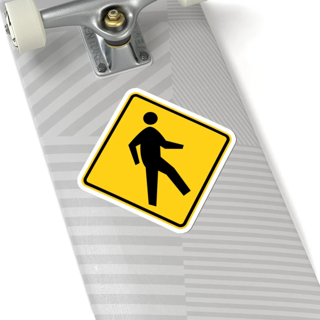 MUTCD-OH W11-2R (Ohio) (Road Sign) STICKER Vinyl Kiss-Cut Decal - The Sticker Space