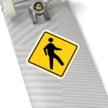 MUTCD-OH W11-2R (Ohio) (Road Sign) STICKER Vinyl Kiss-Cut Decal - The Sticker Space