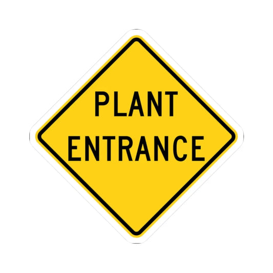 MUTCD-OH W11-H13 (Ohio) (Road Sign) STICKER Vinyl Kiss-Cut Decal 2 Inch White - The Sticker Space