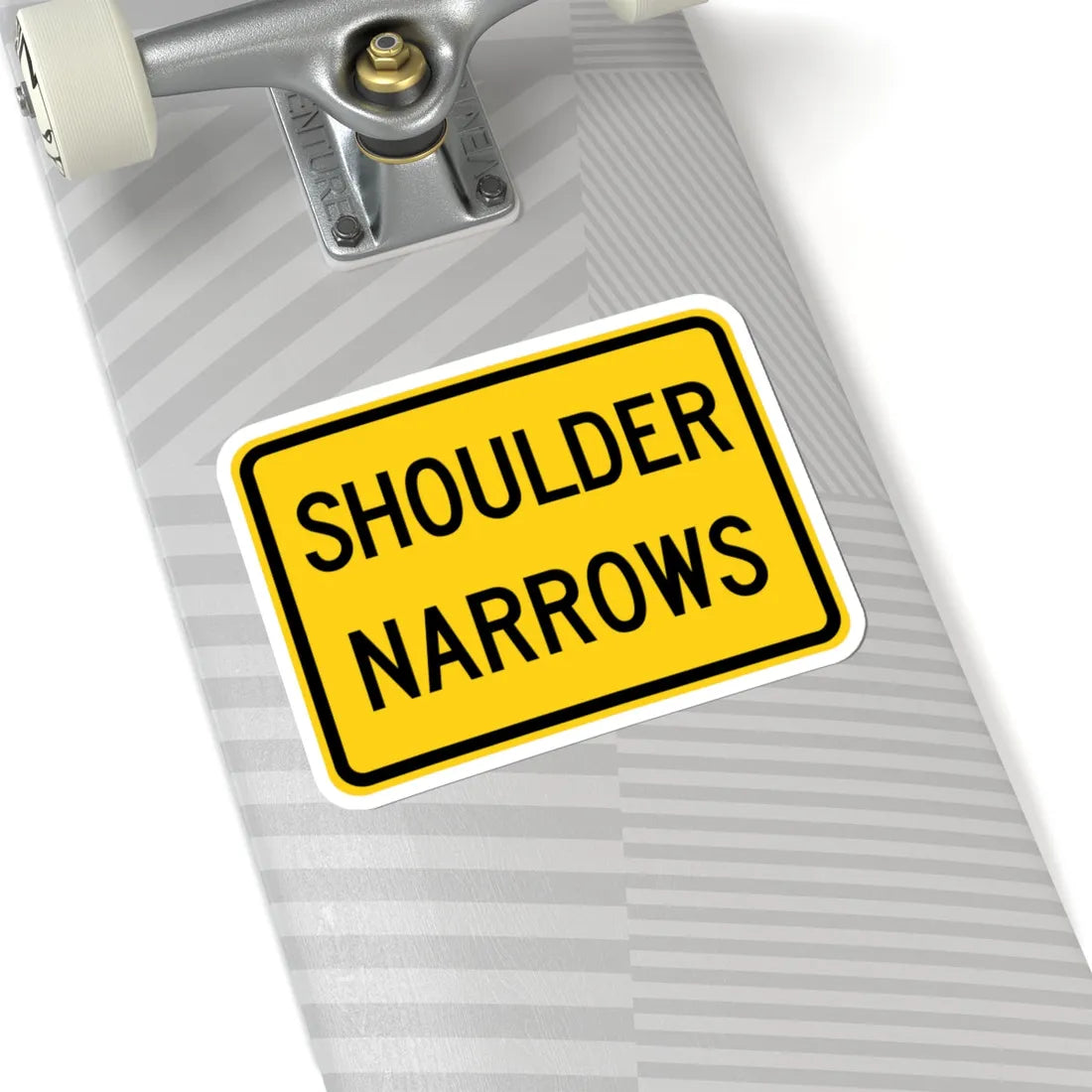 MUTCD-OH W11-H14P (Ohio) (Road Sign) STICKER Vinyl Kiss-Cut Decal - The Sticker Space