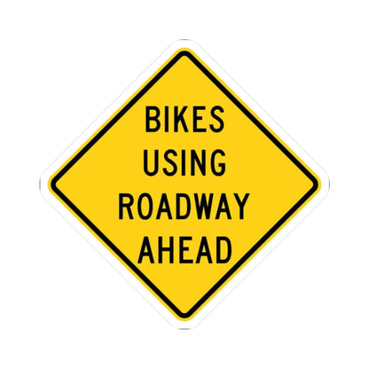 MUTCD-OH W11-H1a (Ohio) (Road Sign) STICKER Vinyl Kiss-Cut Decal 2 Inch White - The Sticker Space