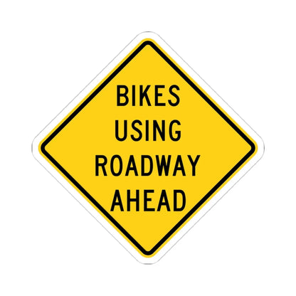 MUTCD-OH W11-H1a (Ohio) (Road Sign) STICKER Vinyl Kiss-Cut Decal 4 Inch White - The Sticker Space