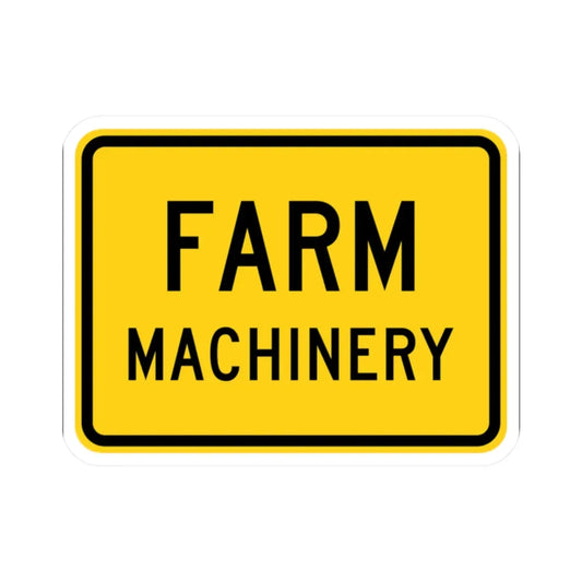 MUTCD-OH W11-H5aP (Ohio) (Road Sign) STICKER Vinyl Kiss-Cut Decal 2 Inch White - The Sticker Space