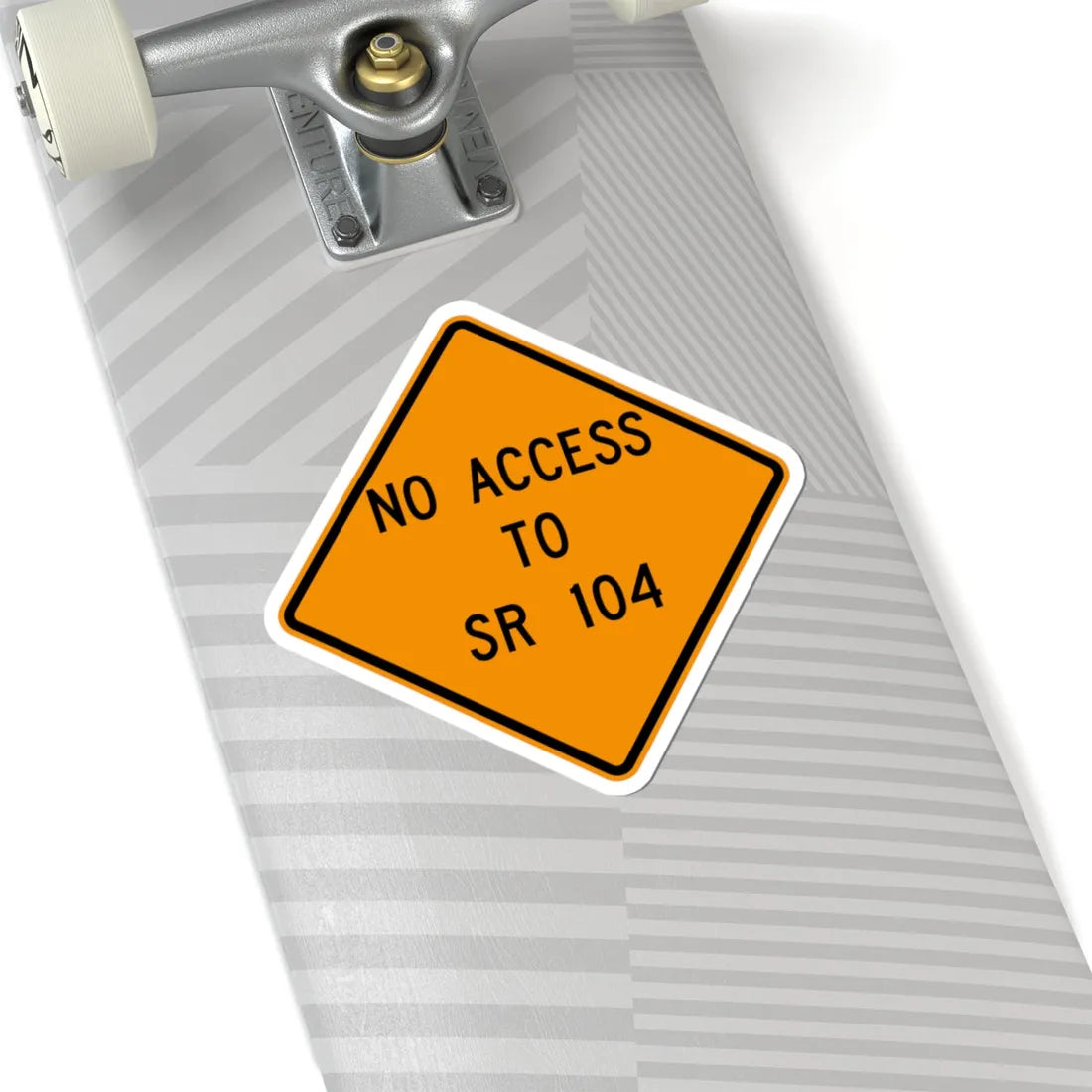 MUTCD-OH W20-H20 (Ohio) (Road Sign) STICKER Vinyl Kiss-Cut Decal - The Sticker Space