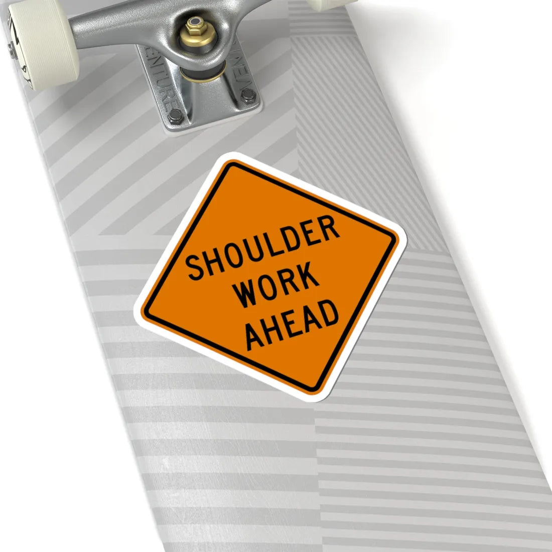 MUTCD-OH W21-H5 (Ohio) (Road Sign) STICKER Vinyl Kiss-Cut Decal - The Sticker Space