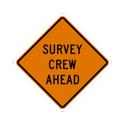 MUTCD-OH W21-H6 (Ohio) (Road Sign) STICKER Vinyl Kiss-Cut Decal 2 Inch White - The Sticker Space