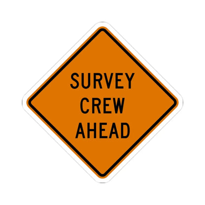 MUTCD-OH W21-H6 (Ohio) (Road Sign) STICKER Vinyl Kiss-Cut Decal 3 Inch White - The Sticker Space