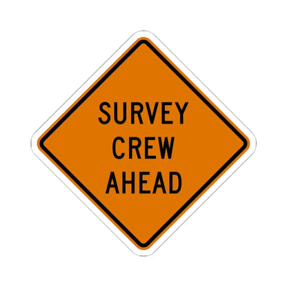 MUTCD-OH W21-H6 (Ohio) (Road Sign) STICKER Vinyl Kiss-Cut Decal 6 Inch White - The Sticker Space