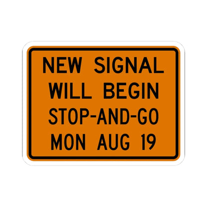 MUTCD-OH W24-H2a (Ohio) (Road Sign) STICKER Vinyl Kiss-Cut Decal 3 Inch White - The Sticker Space