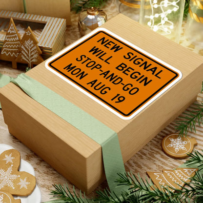 MUTCD-OH W24-H2a (Ohio) (Road Sign) STICKER Vinyl Kiss-Cut Decal - The Sticker Space